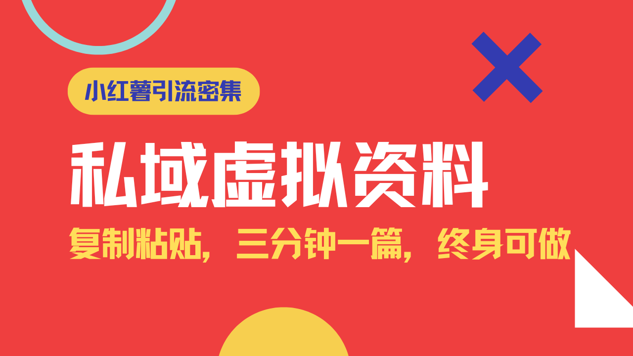 小红书引流私域旅游虚拟资料玩法，复制粘贴，三分钟一篇图文，日入1000…-多多网创